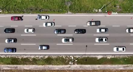 TEM Otoyolu'nu kullanacaklar dikkat! İstanbul y&ouml;n&uuml; trafiğe kapatılıyor