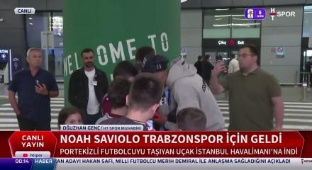 Trabzonspor'un yeni transferi İstanbul'a indi