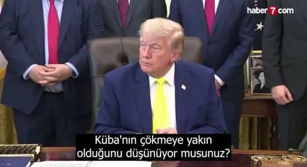 Trump'tan K&uuml;ba a&ccedil;ıklaması: ''İran'dan sonra orayla ilgileneceğiz''
