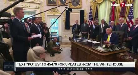 Trump'tan M&uuml;cteba Hamaney'e: Tanışmaktan onur duyarım