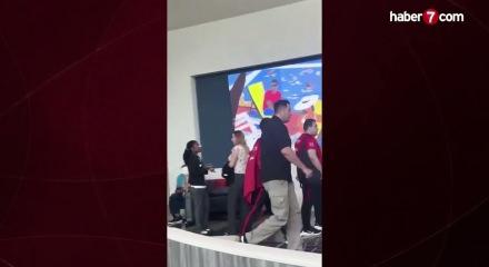 T&uuml;rk Polis teşkilatının &ouml;zel harekat&ccedil;ıları, milli takım kafilesini her yerde koruyor!