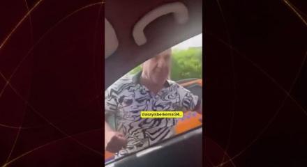Sİnirlerine hakim olamayan taksici başka bir araca saldırdı