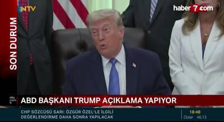 Trump'tan İran'a yeni tehdit: "&Ccedil;ok sert şekilde vuracağız"