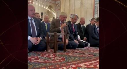 Cumhurbaşkanı Erdoğan'dan Selimiye Camii'nde Kur&rsquo;an-ı Kerim tilaveti