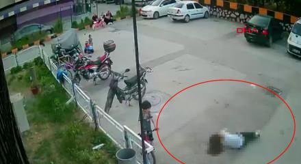 Adana'da mucizevi kurtuluş: 12'nci kattan d&uuml;şen &ccedil;ocuk hayata tutundu!
