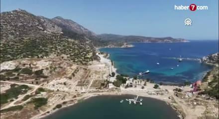 Bakan Ersoy d&uuml;zenlemeleri paylaştı: Knidos &Ouml;ren Yeri yeni y&uuml;z&uuml;yle ziyarete hazır!