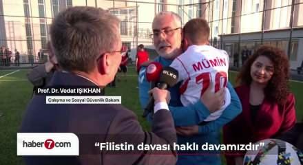  Bakan Vedat Işıkhan &ldquo;Filistin davası haklı davamızdır" dedi