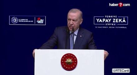 Başkan Erdoğan: "T&uuml;rkiye Yapay Zeka Eylem Planı ile katma değerin 1 trilyon lirayı aşmasını bekliyoruz"