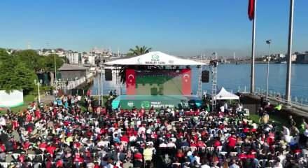 ​Bisiklet turu ve mill&icirc; ma&ccedil; heyecanı Yeşilay&rsquo;da yaşandı