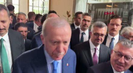 Cumhurbaşkanı Erdoğan ile kadın gazeteci arasında &ldquo;Evli misin&rdquo; diyalogu