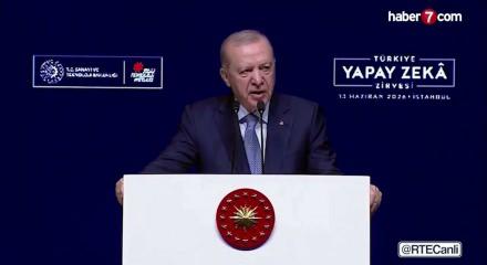 Cumhurbaşkanı Erdoğan T&uuml;rkiye Yapay Zeka Zirvesi'nde konuştu