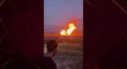 Dağıstan'dan kıyametvari sahneler: Doğalgaz boru hattı patladı