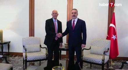 Dışişleri Bakanı Fidan, ABD'nin Ankara B&uuml;y&uuml;kel&ccedil;isi Barrack'ı kabul etti