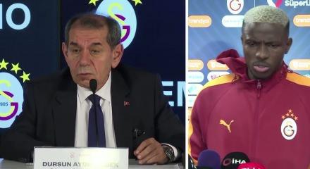 Galatasaray Başkanı &Ouml;zbek&rsquo;ten Osimhen&rsquo;in bonservisiyle ilgili a&ccedil;ıklama