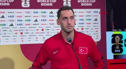 Kaptan Hakan &Ccedil;alhanoğlu"Bir ma&ccedil; kaybettik diye umudumuzu kaybetmedik, kaybetmeyeceğiz de" dedi...