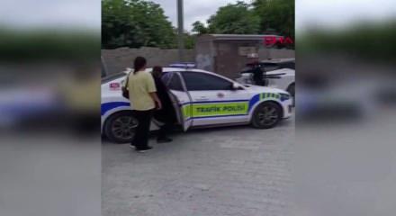Polis ekipleri ge&ccedil; kalan &ouml;ğrenciyi LGS'ye yetiştirdi!