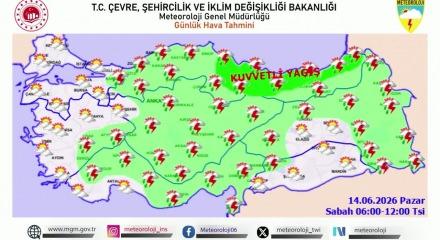 Meteoroloji sel ve heyelan riski konusunda 5 ili &ouml;zellikle uyardı