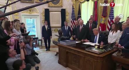 Trump İran anlasmayi kabul etti, imza T&ouml;reni yapılacak diyor