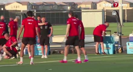 A Milli Futbol Takımı, Paraguay ma&ccedil;ının hazırlıklarına başladı