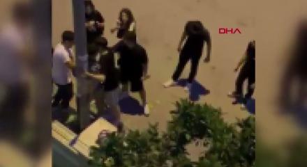 Adana'da akran zorbalığı! Aydınlatma direğine bağlayıp, &uuml;zerine un ve sıvı yağ d&ouml;kt&uuml;ler