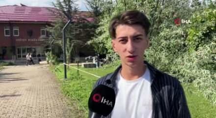 Bolu&rsquo;da YKS'ye giren &ouml;ğrencinin milli takım mağlubiyeti sonrası tepkisi viral oldu