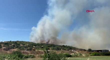 &Ccedil;anakkale'de bozuk ormanda yangın