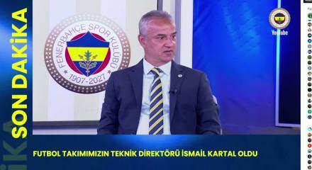 Fenerbah&ccedil;e'nin yeni teknik direkt&ouml;r&uuml; İsmail Kartal oldu