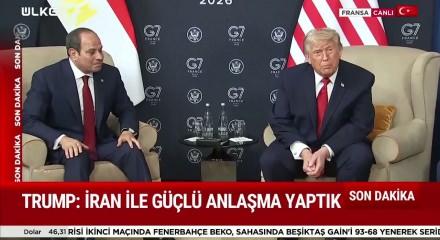G7 Zirvesi'nde konuşan Trump, petrol fiyatlarının &ccedil;akılacağını vurguladı