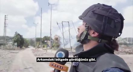 Kamera anbean kaydetti: İsrail L&uuml;bnan'da gazeteciyi vurdu!