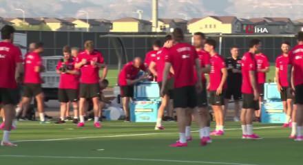 Kenan Yıldız dua ederek antrenmana başladı