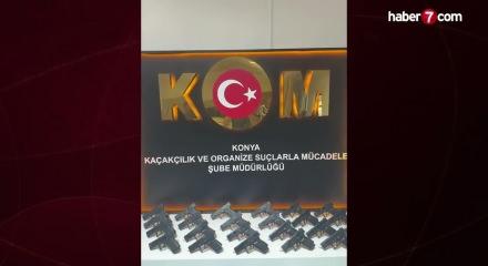 Konya'da durdurulan ara&ccedil;tan cephanelik &ccedil;ıktı: 2 g&ouml;zaltı