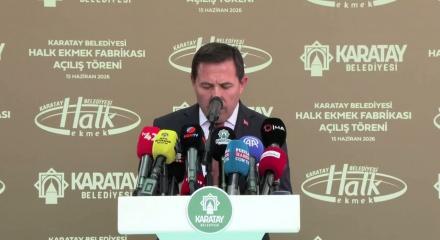 Konya'nın Karatay halk ekmek fabrikası ve gl&uuml;tensiz ekmek &uuml;retim tesisi hizmete a&ccedil;ıldı
