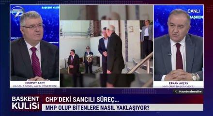 MHP'li Erkan Ak&ccedil;ay CHP'deki sancılı s&uuml;re&ccedil; hakkında a&ccedil;ıklamalarda bulunarak "B&ouml;l&uuml;nme emareleri g&ouml;r&uuml;l&uuml;yor" dedi...