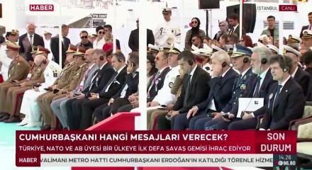 İstanbul Tersanesi'nde tarihi g&uuml;n: Romanya'ya korvet teslim edildi