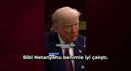 Trump: Ben olmasaydım İsrail parampar&ccedil;a olurdu