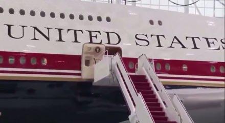 Trump, yeni başkanlık u&ccedil;ağını tanıttı: T&uuml;rkiye'ye gideceğini a&ccedil;ıkladı