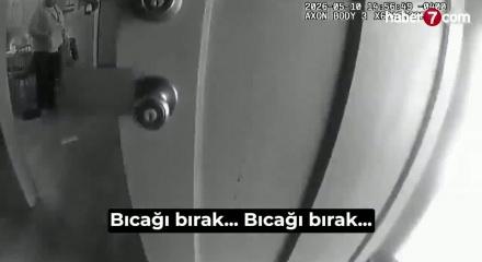 ABD'de kan donduran olay! Polis, annesini bı&ccedil;aklarken &ouml;ld&uuml;rd&uuml;!