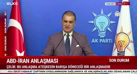 AK Parti S&ouml;zc&uuml;s&uuml; &Ccedil;elik Ter&ouml;rs&uuml;z T&uuml;rkiye s&uuml;reci hakkında a&ccedil;ıklamalarda bulundu