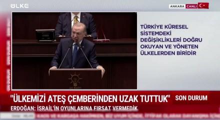 Cumhurbaşkanı Erdoğan İsrail'in barışa tahamm&uuml;l&uuml; yok" dedi