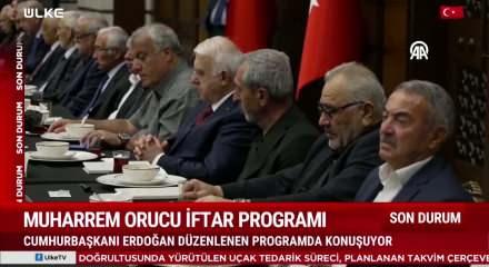 Cumhurbaşkanı Erdoğan Muharrem orucu iftar programında konuştu