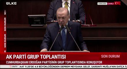 Cumhurbaşkanı Erdoğan'dan "Muhalefette kaos ve kargaşa hakim" dedi