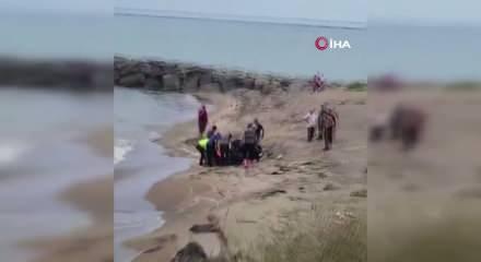  Denizde boğulma tehlikesi ge&ccedil;iren baba kurtarılamadı