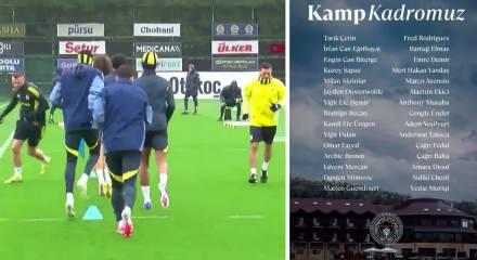 Fenerbah&ccedil;e yeni sezon i&ccedil;in sahaya iniyor: Kamp kadrosunda Mert Hakan s&uuml;rprizi