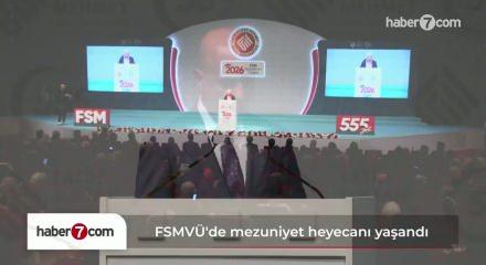FSMV&Uuml;'de mezuniyet heyecanı yaşandı