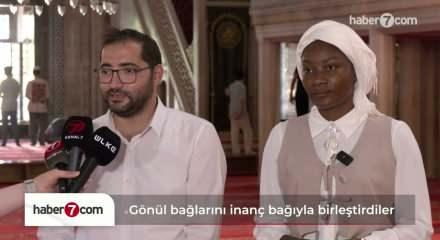 G&ouml;n&uuml;l bağı inan&ccedil;la birleşti! Afrikalı hemşire M&uuml;sl&uuml;man oldu, se&ccedil;tiği isim duygulandırdı