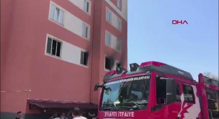 Kahramanmaraş'ta bina yangını: 3 kişi &ouml;ld&uuml;!
