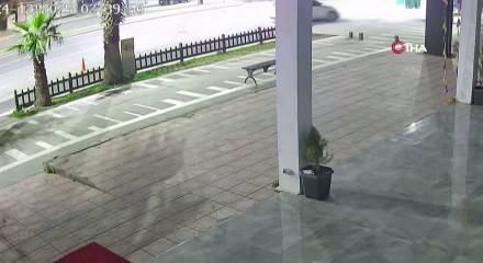 Kahramanmaraş'ta nişanlı &ccedil;iftin hayatını kaybettiği kazanın g&ouml;r&uuml;nt&uuml;leri ortaya &ccedil;ıktı