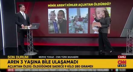 Minik Aren'in &ouml;l&uuml;m&uuml;nde kim sorumlu? Uzun s&uuml;re a&ccedil;lıktan 9 kiloya d&uuml;şm&uuml;ş!
