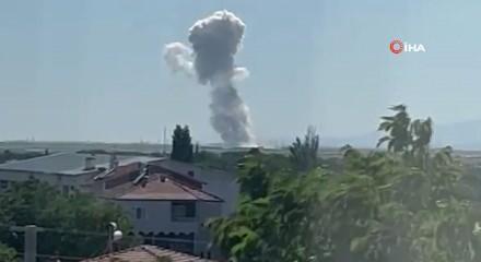 Niğde'de havai fişek fabrikasında meydana gelen patlamada 1 iş&ccedil;i &ouml;ld&uuml;, 1 iş&ccedil;i yaralandı