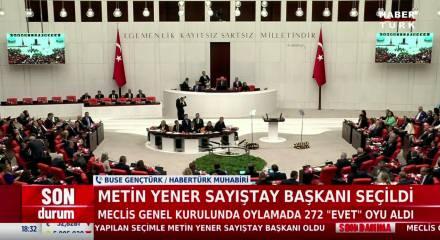 Sayıştay başkanı yeniden Metin Yener oldu!